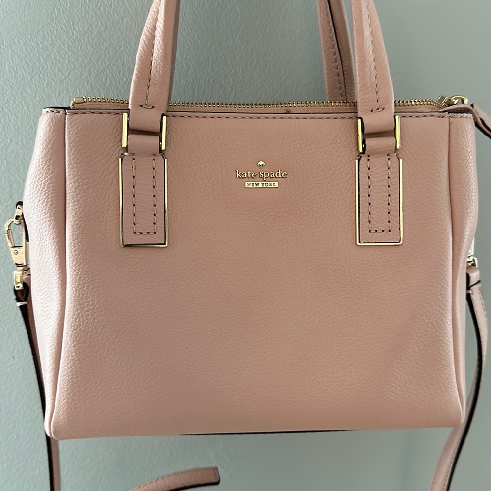 Kate Spade Pink Leather crossbody purse